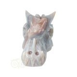 Agaat Geode Drakenschedel 623 gram