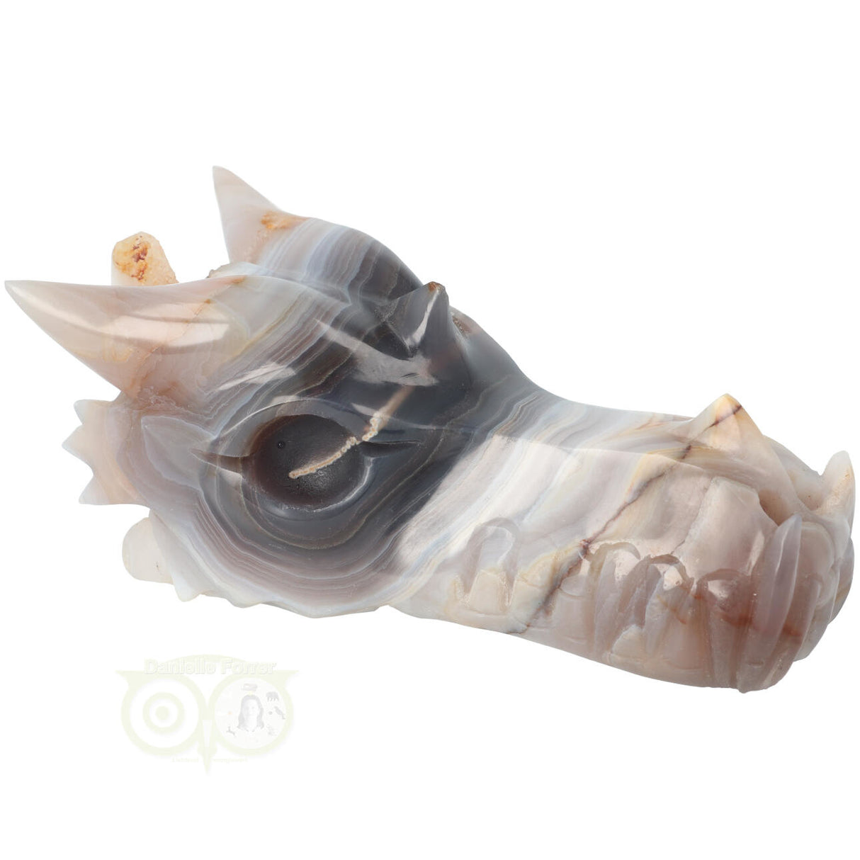 Agaat Geode Drakenschedel 682 gram