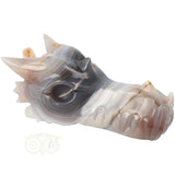 Agaat Geode Drakenschedel 682 gram
