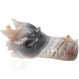 Agaat Geode Drakenschedel 682 gram