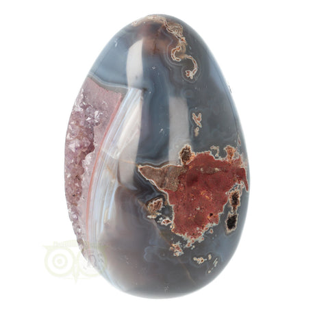 Agaat geode ei nr. 10 – zijaanzicht rechts – Madagaskar – Webshop Danielle Forrer
