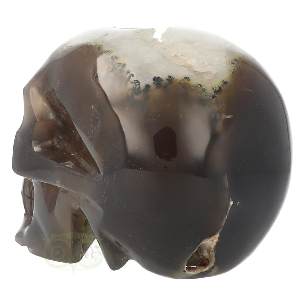 Agaat Geode schedel - 1,5 kilo