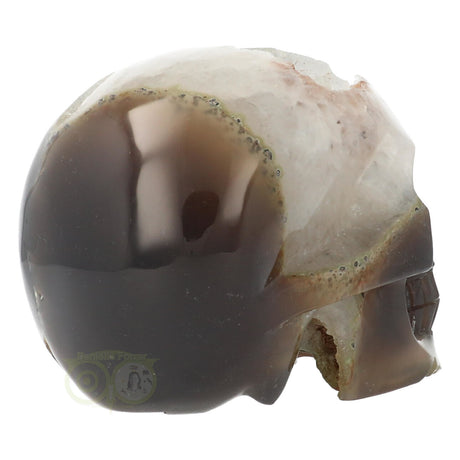 agaat kristallen schedel 12.6 cm edelsteen schedel