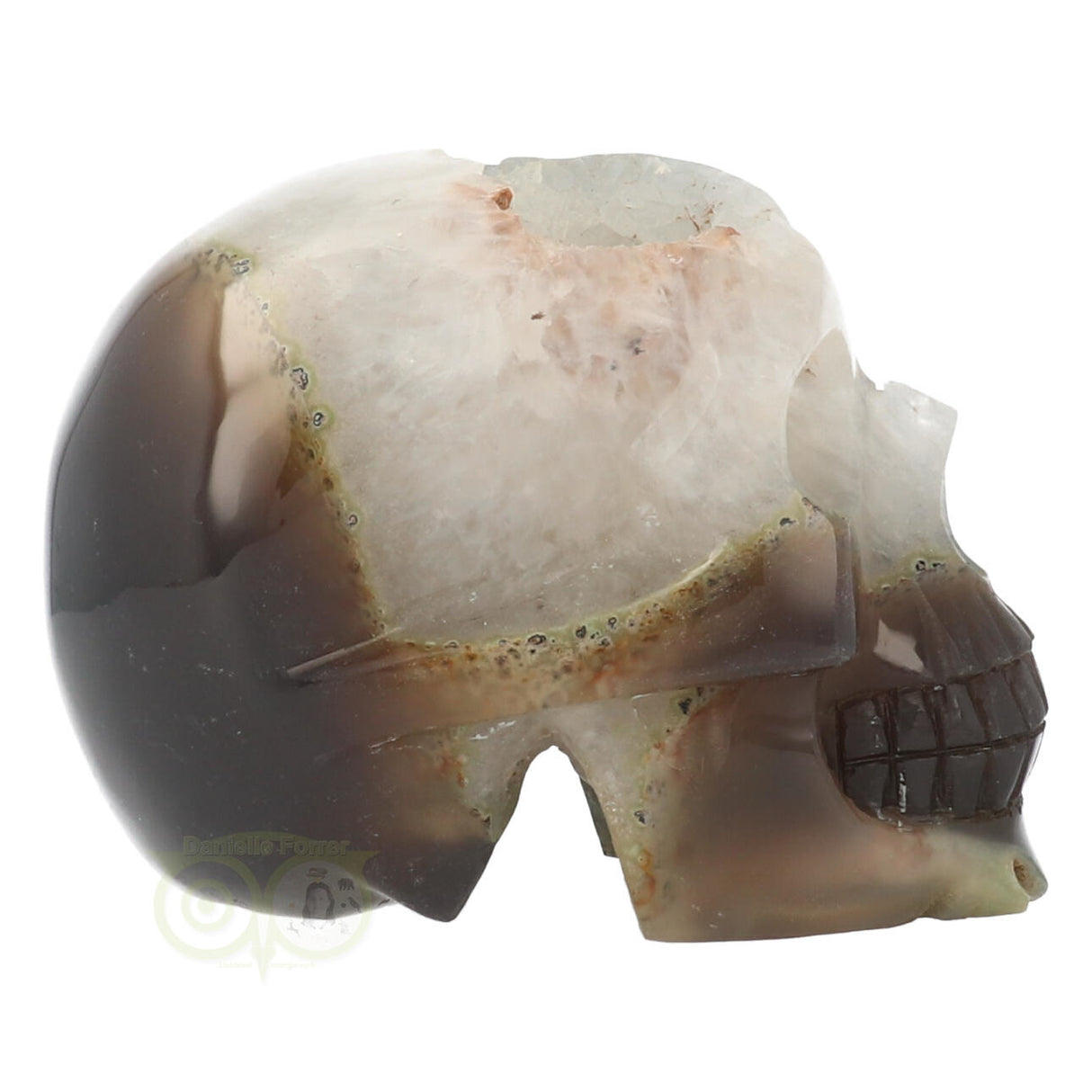 Agaat Geode schedel - 1,5 kilo