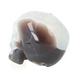 Agaat kristallen schedel 845 gram