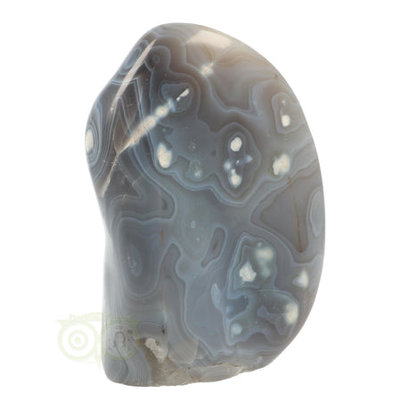 Agaat sculptuur met kwarts nr. 1 - 1,3 kg - Madagaskar | Edelsteen sculptuur