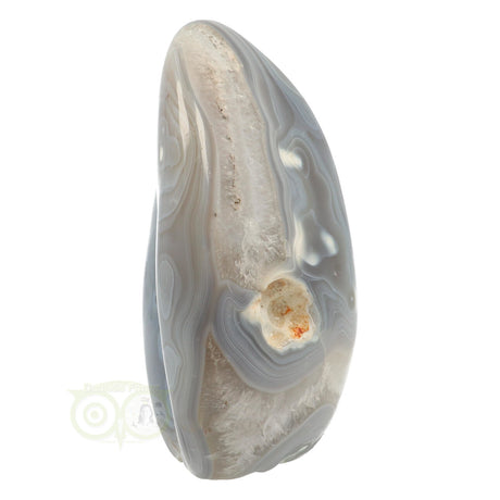 Agaat sculptuur met kwarts nr. 1 - 1,3 kg - Madagaskar | Edelsteen sculptuur