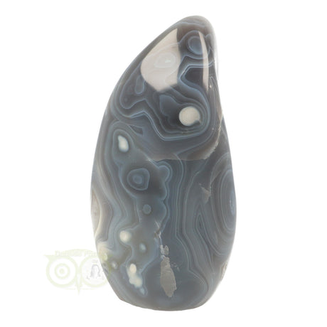 Agaat sculptuur met kwarts nr. 1 - 1,3 kg - Madagaskar | Edelsteen sculptuur