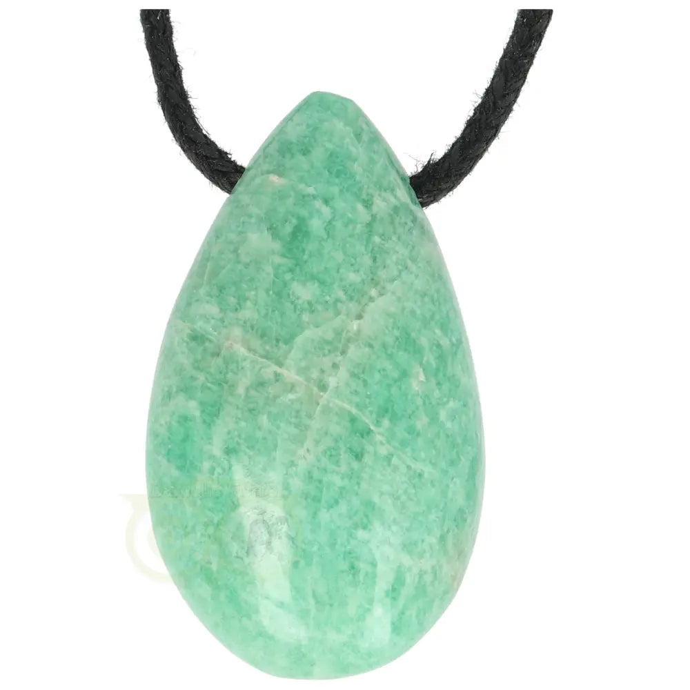 Amazoniet druppel edelsteen hanger Nr 15