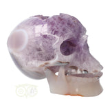 Amethist - Agaat Geode kristallen schedel 3.9 kg