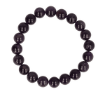 Amethyst-Armband 10 mm (Dunkelviolett)