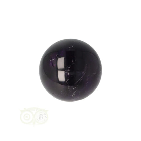 Amethist bol 48 gram nr. 22 donkerpaarse glans – bovenaanzicht – Webshop Danielle Forrer