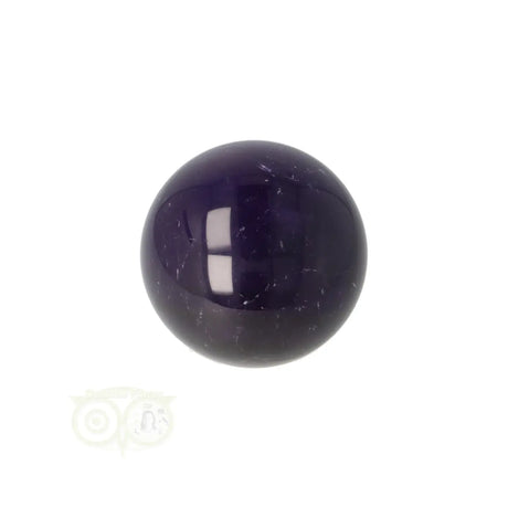 Amethist bol 45 gram nr. 28 – zijaanzicht met zachte paarse glans en fijne inclusies – Brazilië – Webshop Danielle Forrer