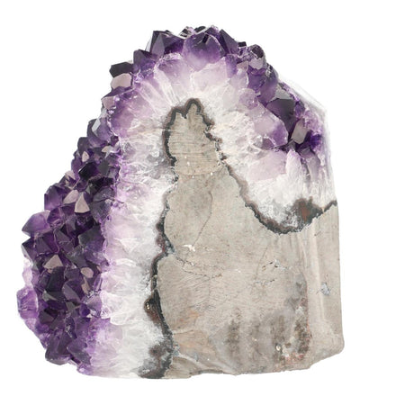 Grote amethist cluster 2747 gram met paarse kristallen en glans