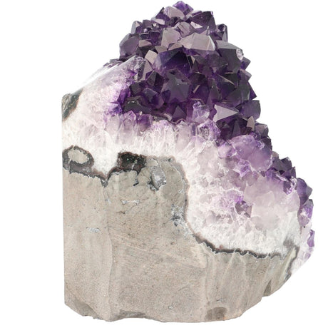 Ruwe amethist kerk cluster 2747 gram met diepe paarse tint