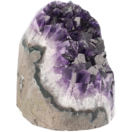 amethist cluster natuurlijke kristal structuur