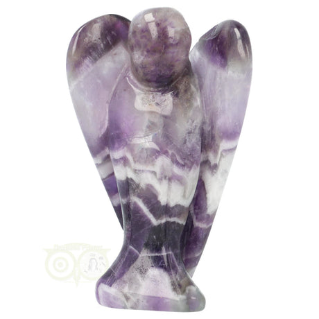 Chevron Amethyst Angel ± 7.5 cm no. 12 - 83 grams | Gemstone angel