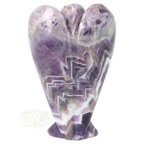 Chevron Amethyst Angel ± 7.5 cm no. 9 - 98 grams | Gemstone angel