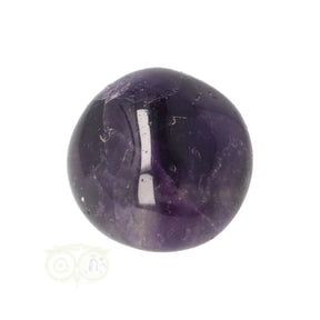 amethist handsteen 28 gram gerond edelsteen paars