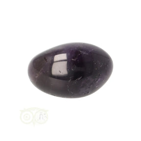 amethist handsteen 25 gram gerond edelsteen paars