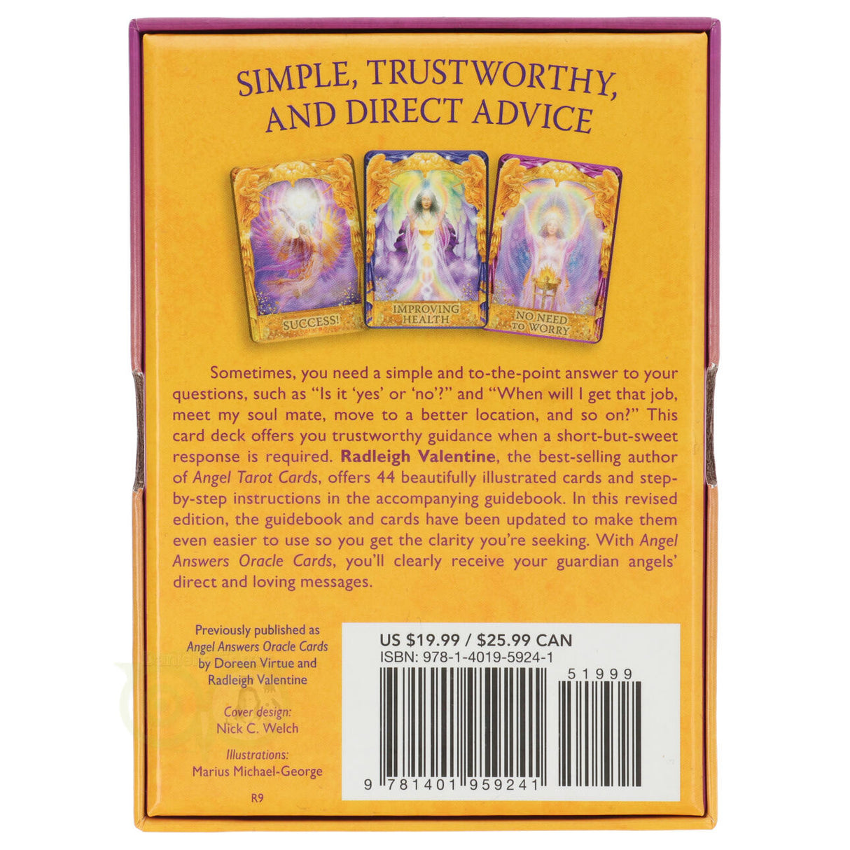 Engelsantworten-Orakelkarten – Radleigh Valentine