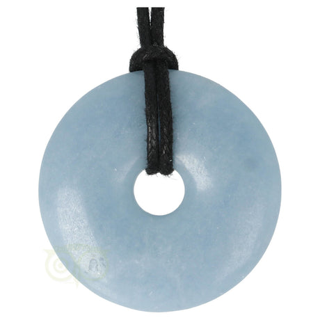 Angelit (Anhydrit) Donut Nr. 14 - Ø 4cm