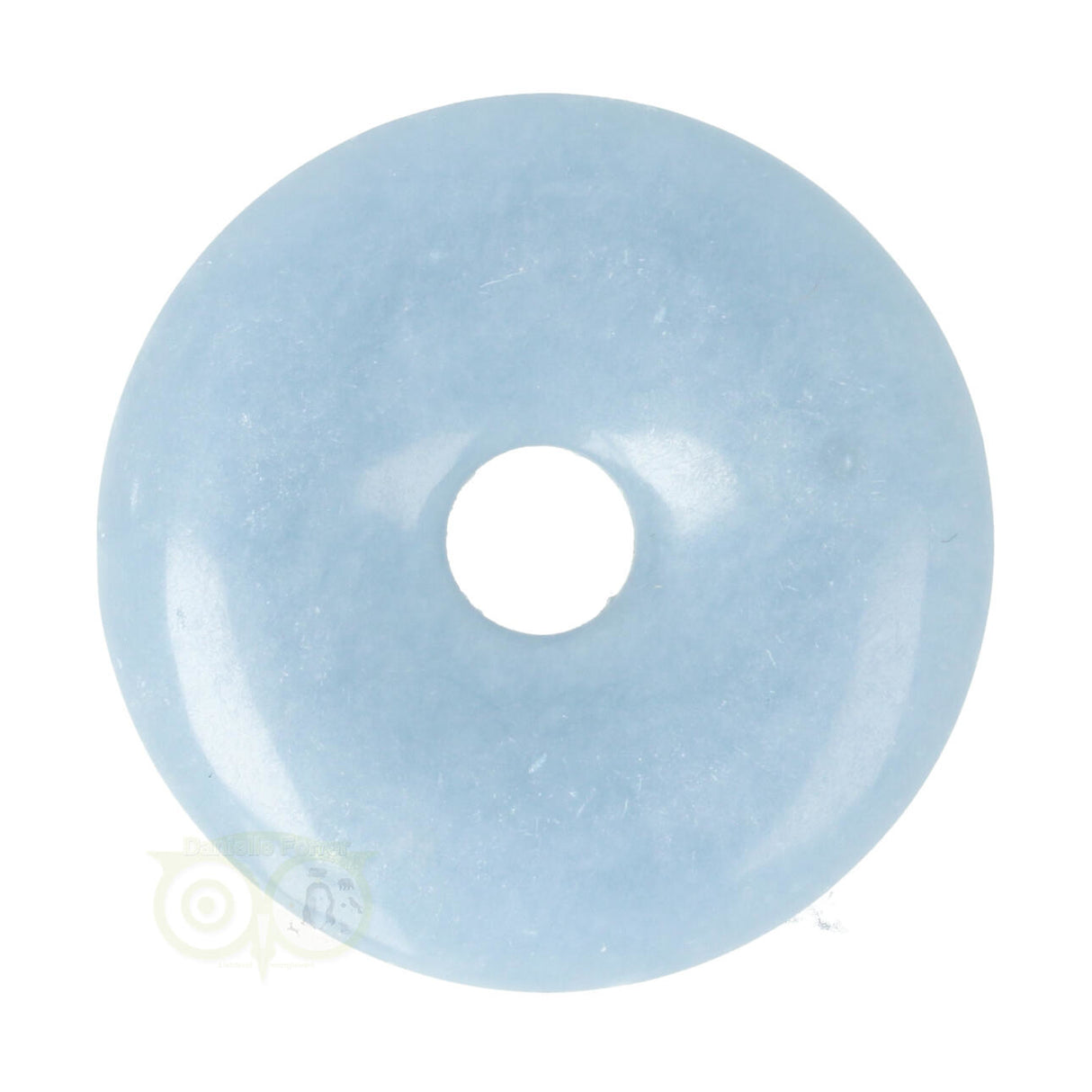 Angelit (Anhydrit) Donut Nr. 15 - Ø 4cm