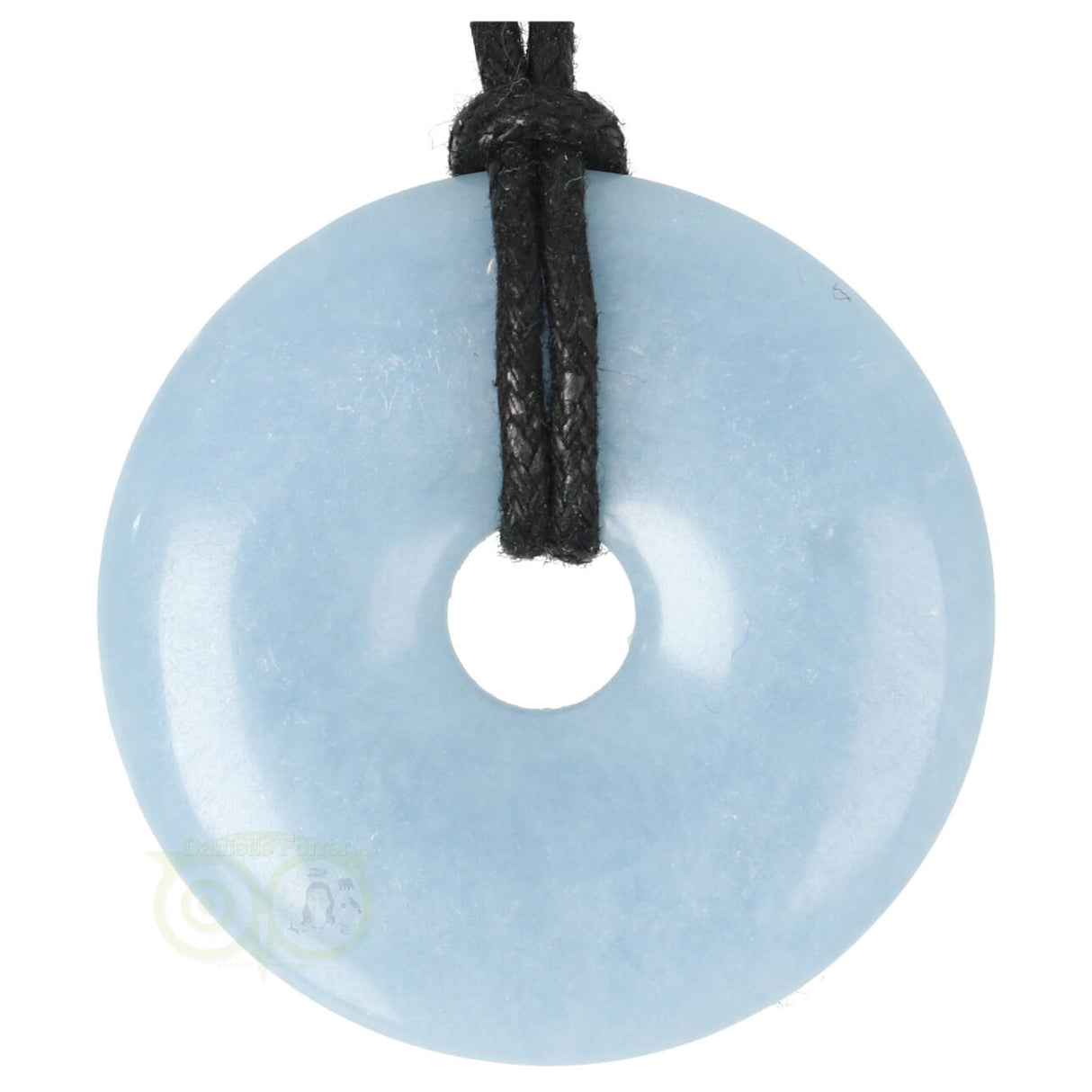 Angelit (Anhydrit) Donut Nr. 15 - Ø 4cm