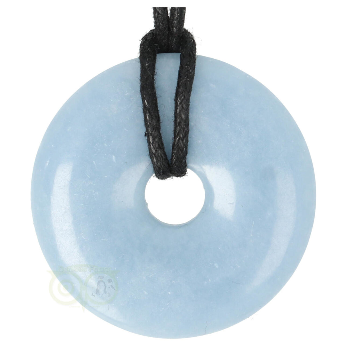 Angelit (Anhydrit) Donut Nr. 15 - Ø 4cm