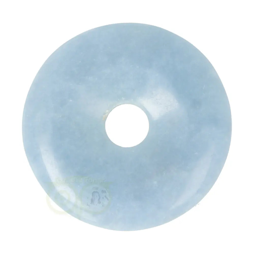 Angelit (Anhydrit) Donut Nr. 21 - Ø 4cm