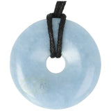 Angelit (Anhydrit) Donut Nr. 21 - Ø 4cm