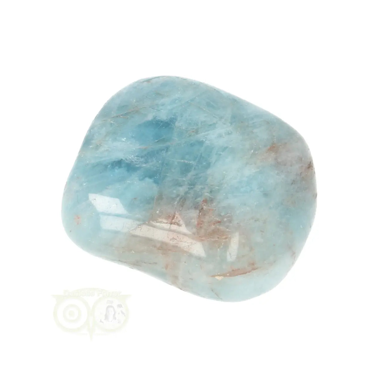 Aquamarijn ( Beryl ) knuffelsteen Nr 95