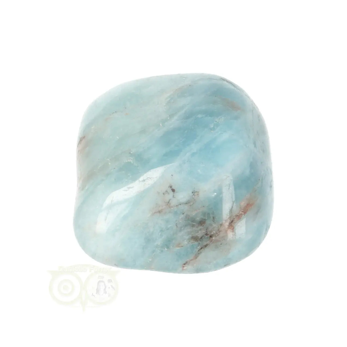 Aquamarijn ( Beryl ) knuffelsteen Nr 95