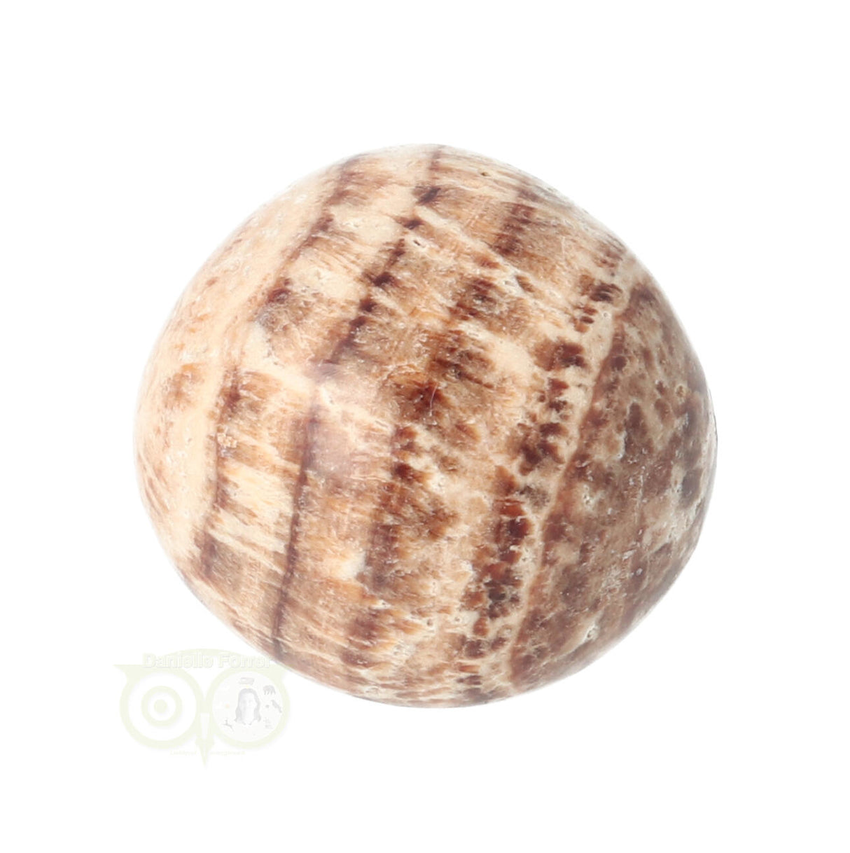 Aragonite tumbled stone No. 16