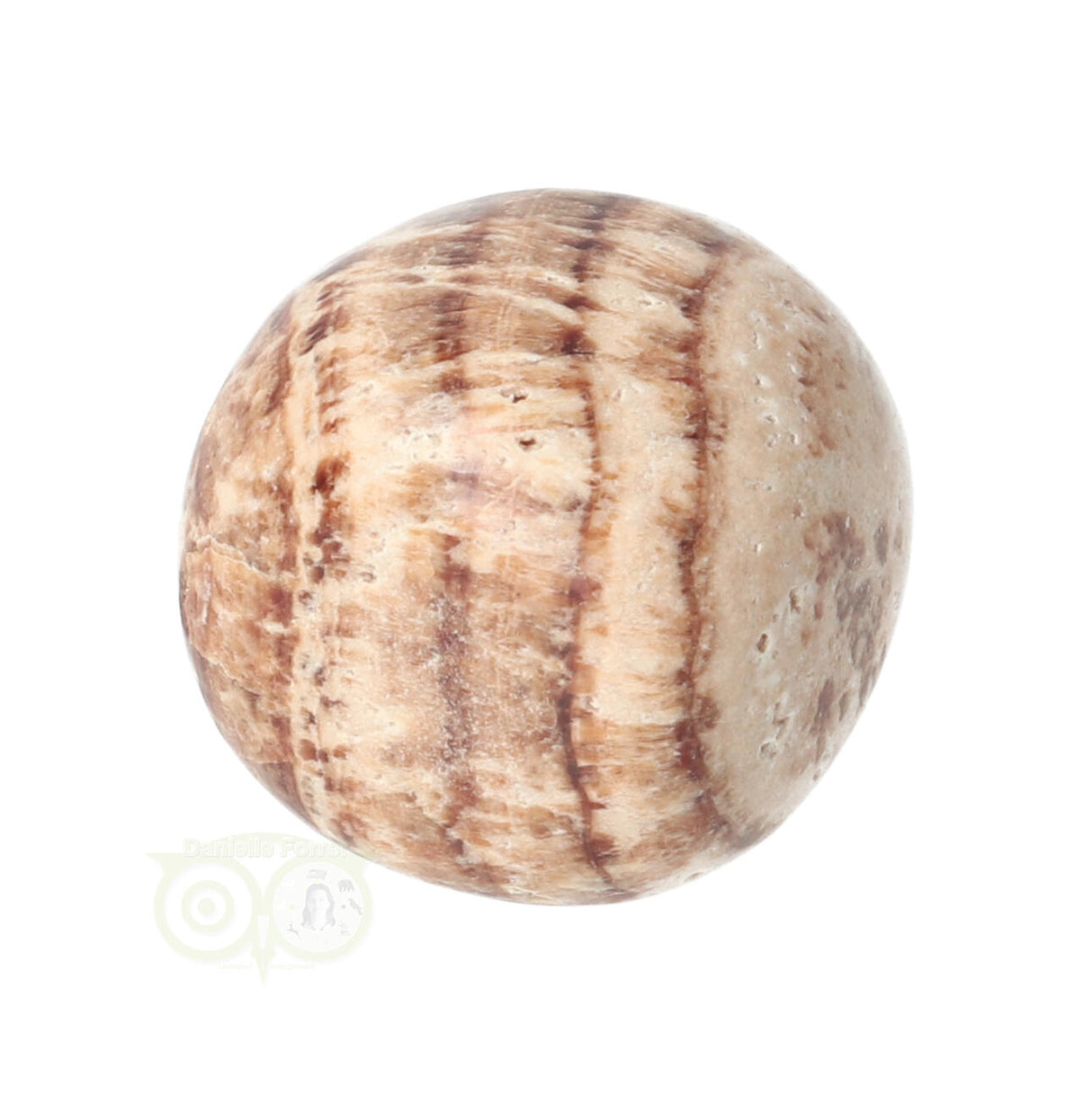 Aragonite tumbled stone No. 16