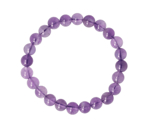 Amethist Armband 8 mm Licht - 19 cm | Edelstenen armband kopen