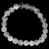 Armband aus Iris-Bergkristall – 19 cm