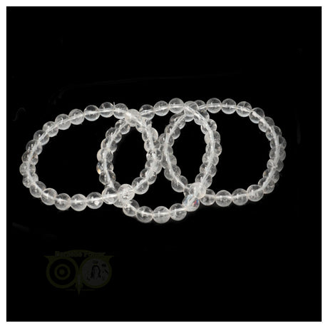 Rock crystal bracelet 8 mm