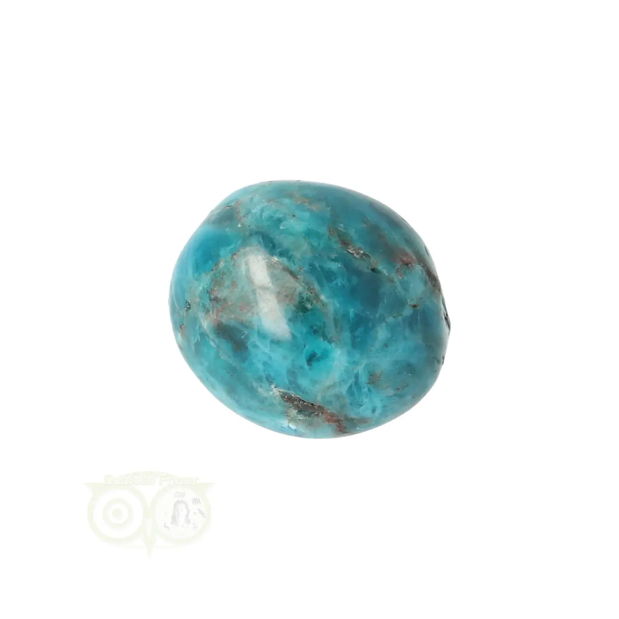 Blue Apatite tumbled stone No. 15