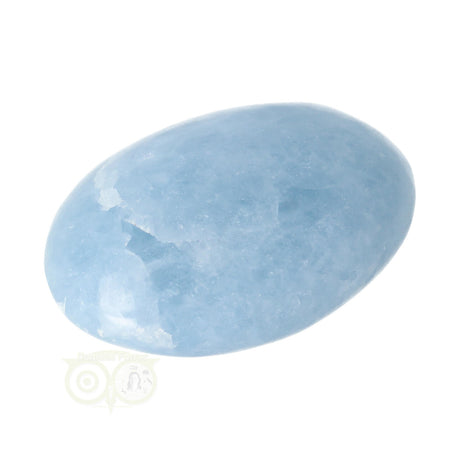 Blue Calcite palm stone no. 45 - 99 grams - Madagascar | Gemstone