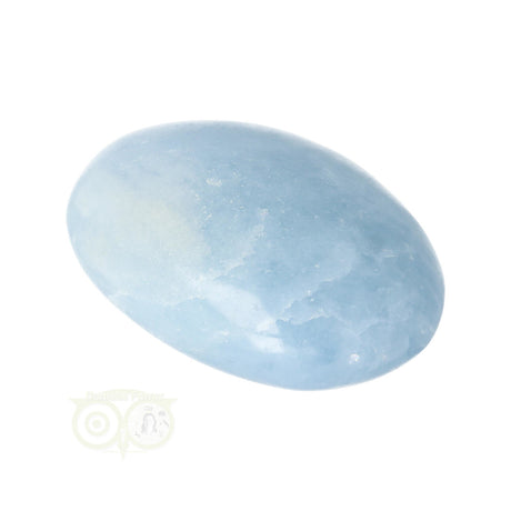 Blue Calcite palm stone no. 45 - 99 grams - Madagascar | Gemstone