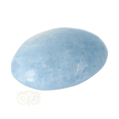 Blue Calcite palm stone no. 45 - 99 grams - Madagascar | Gemstone