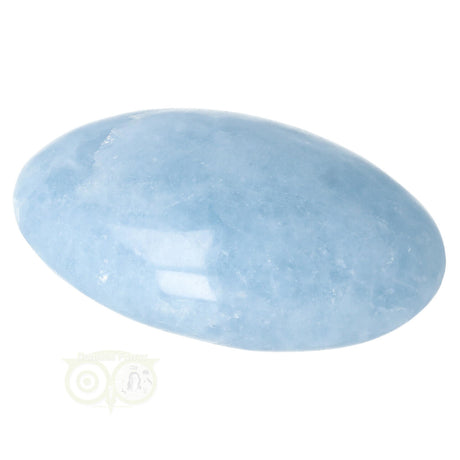 Blue Calcite palm stone no. 45 - 99 grams - Madagascar | Gemstone