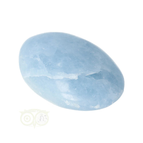 Blue Calcite palm stone no. 45 - 99 grams - Madagascar | Gemstone