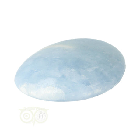 Blue Calcite palm stone No. 52 - 90 grams - Madagascar | Gemstone