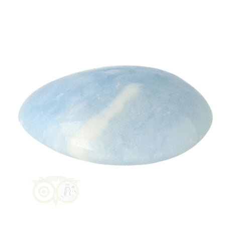 Blue Calcite palm stone No. 52 - 90 grams - Madagascar | Gemstone