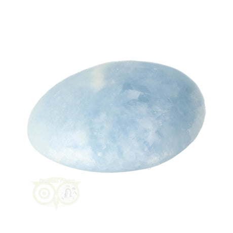 Blue Calcite palm stone No. 52 - 90 grams - Madagascar | Gemstone