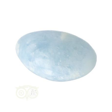 Blue Calcite palm stone No. 52 - 90 grams - Madagascar | Gemstone