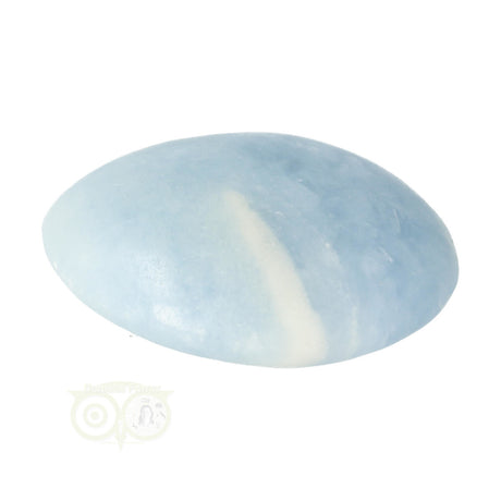 Blue Calcite palm stone No. 52 - 90 grams - Madagascar | Gemstone