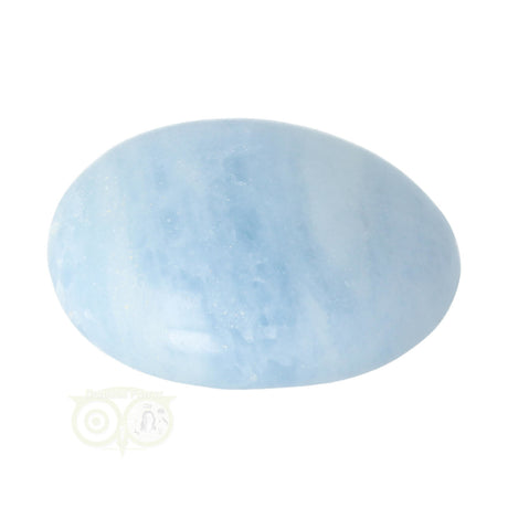 Blue Calcite palm stone no. 53 - 64 grams - Madagascar | Gemstone